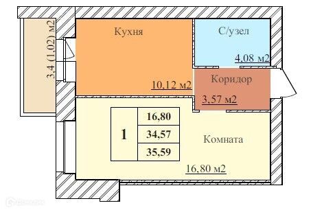 квартира г Ярославль пер 2-й Норский 5 городской округ Ярославль фото 1