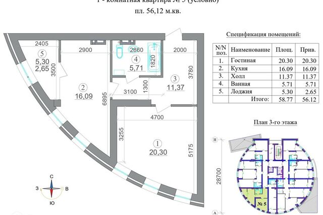 квартира городской округ Владикавказ, Затеречный район фото