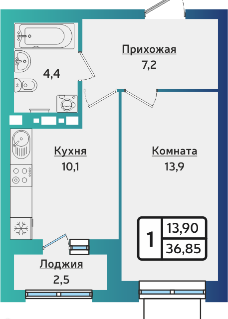 квартира г Ижевск городской округ Ижевск, Устиновский район фото 1