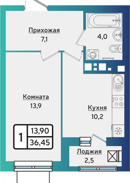 квартира г Ижевск городской округ Ижевск, Устиновский район фото 1