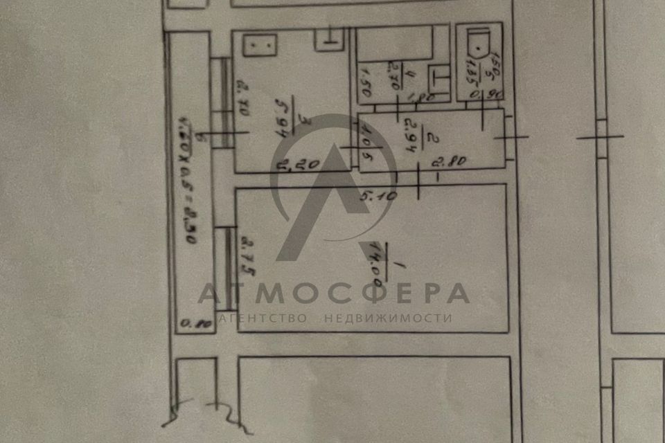 квартира р-н Апшеронский г Апшеронск ул Комарова 50 фото 9