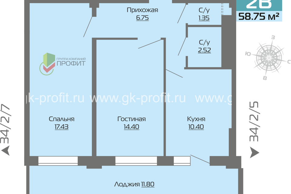 квартира г Набережные Челны Республика Татарстан Татарстан, городской округ Набережные Челны, Жилой комплекс Новое побережье фото 1