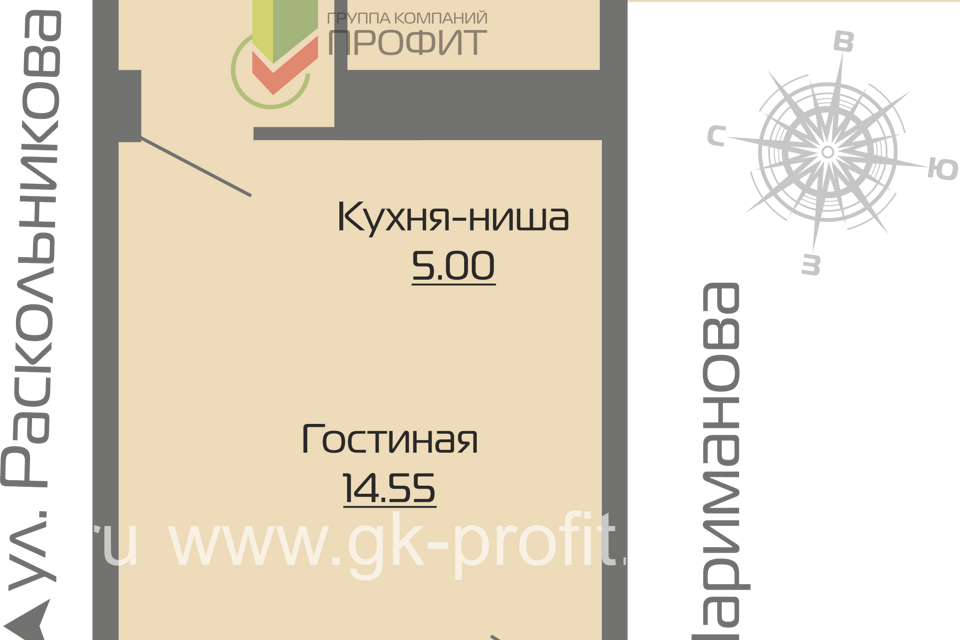 квартира г Набережные Челны Республика Татарстан Татарстан, городской округ Набережные Челны, Жилой комплекс Новое побережье фото 1