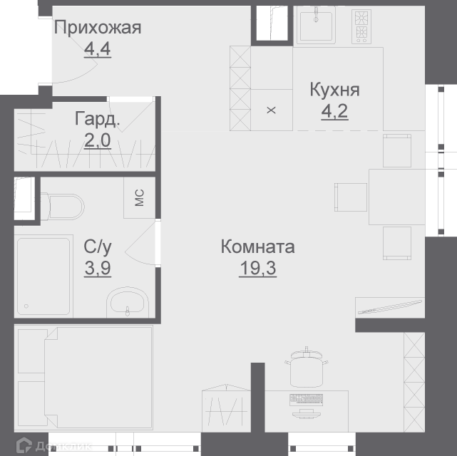 квартира г Люберцы Жилой комплекс «Либерти», городской округ Люберцы фото 1