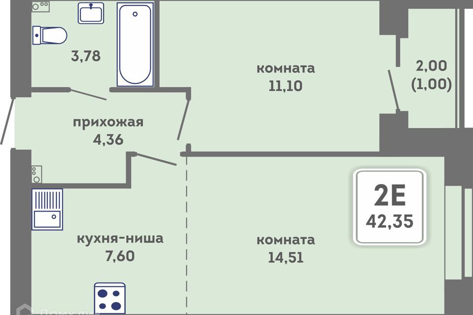 квартира г Пермь ул Кировоградская 28 городской округ Пермь фото 1