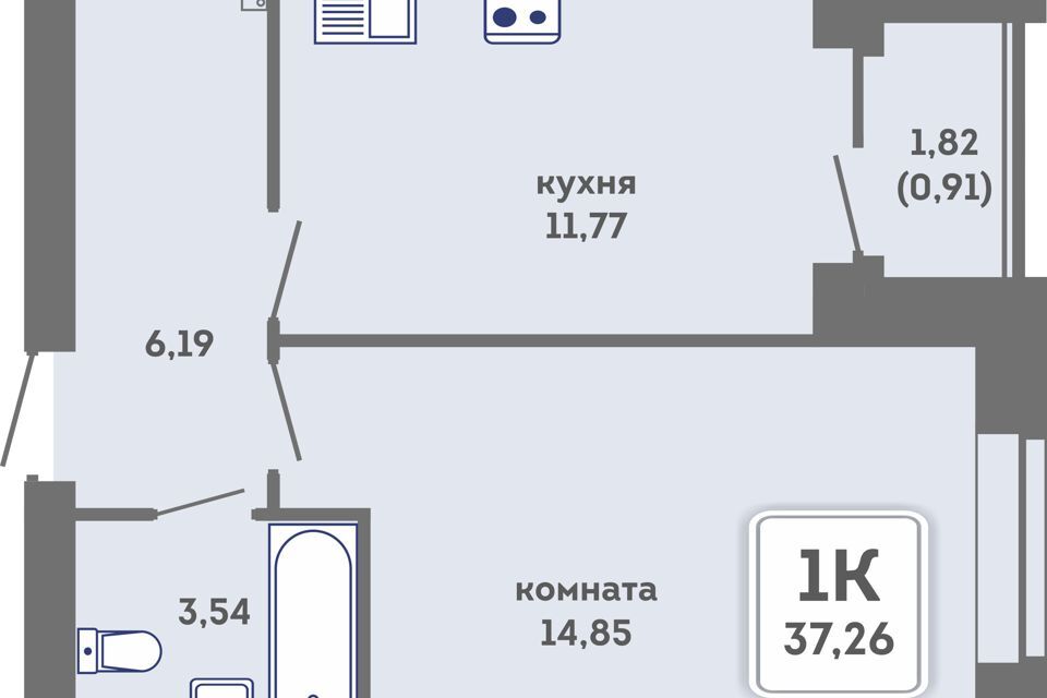 квартира г Пермь ул Кировоградская 28 городской округ Пермь фото 1