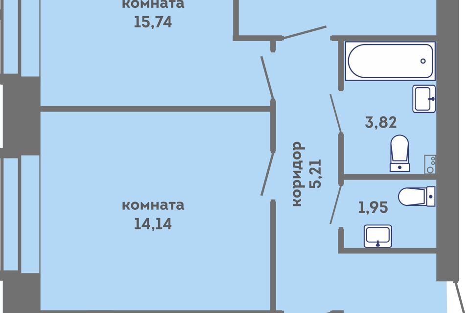 квартира г Пермь ул Кировоградская 28 городской округ Пермь фото 1