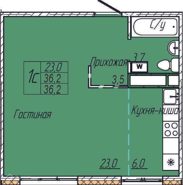 квартира р-н Таштагольский Кемеровская область — Кузбасс, Шерегеш фото 1