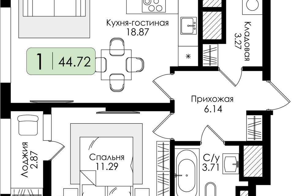 квартира г Тула проезд Торховский 4 Тула городской округ фото 1