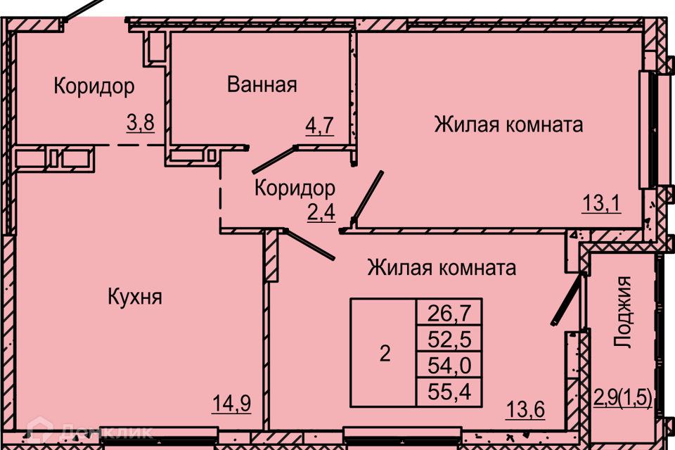 квартира г Пермь ул Красных Командиров 6 городской округ Пермь фото 1