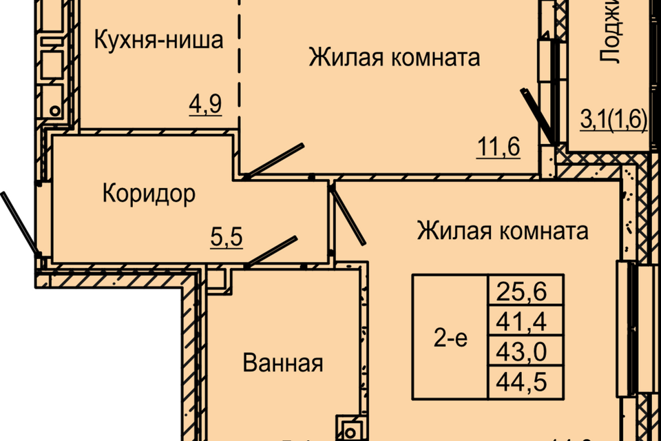 квартира г Пермь ул Красных Командиров 6 городской округ Пермь фото 1