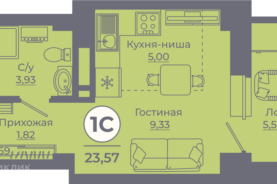 квартира г Ростов-на-Дону ул Еременко 109 городской округ Ростов-на-Дону фото 1