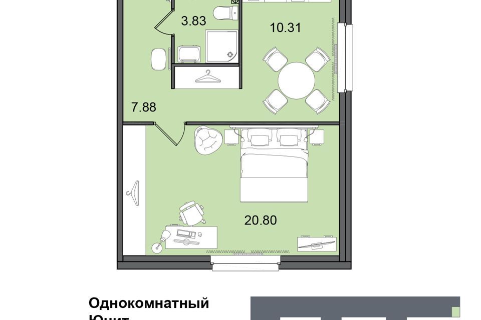 квартира г Санкт-Петербург пр-кт Витебский 101к/1 Московский район фото 1