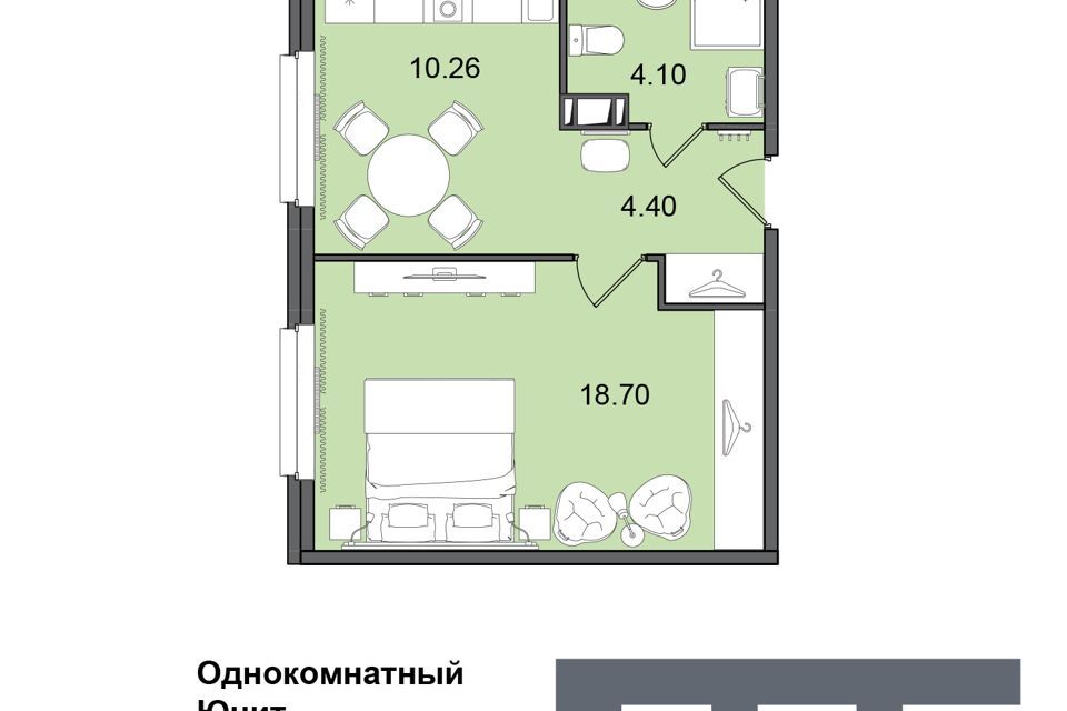 квартира г Санкт-Петербург пр-кт Витебский 101к/1 Московский район фото 1