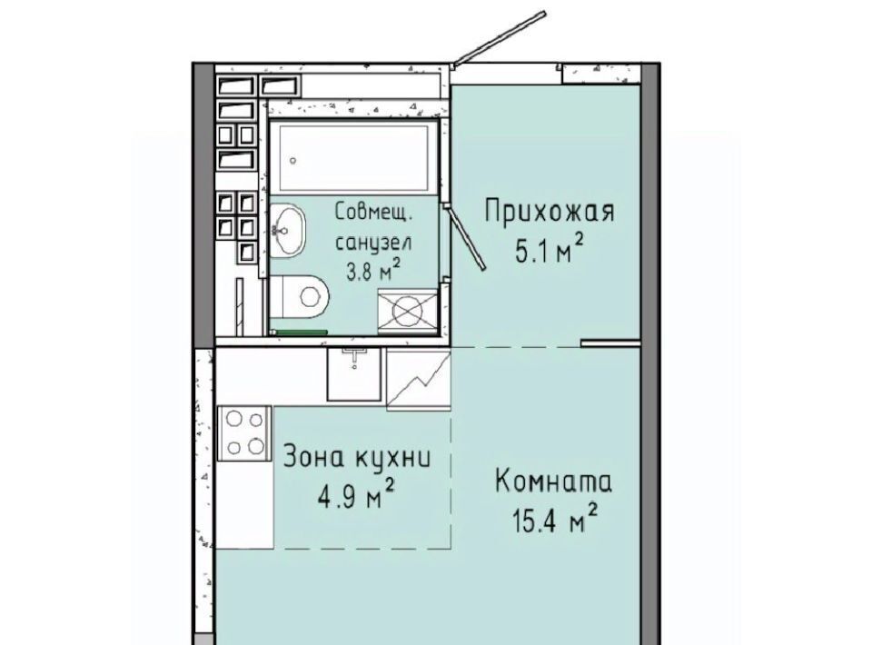 квартира г Ижевск р-н Индустриальный ул Ленина 91/1 фото 1