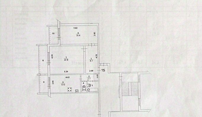 квартира городской округ Одинцовский г Кубинка городок Кубинка-8 13 фото 2