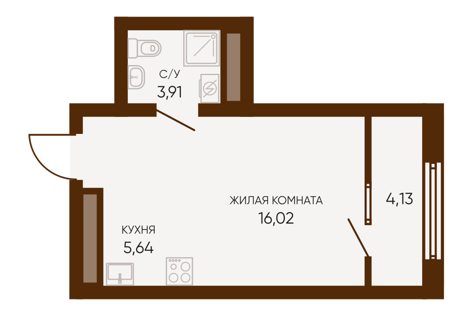 квартира г Екатеринбург ул Ляпустина 5 Екатеринбург городской округ фото 1