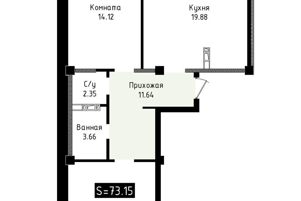 квартира г Иркутск жк Иркут, Иркутск городской округ фото 1