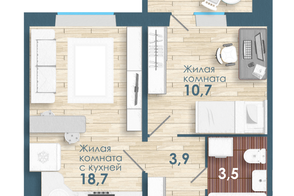 квартира г Новосибирск ул Титова 34 городской округ Новосибирск фото 1