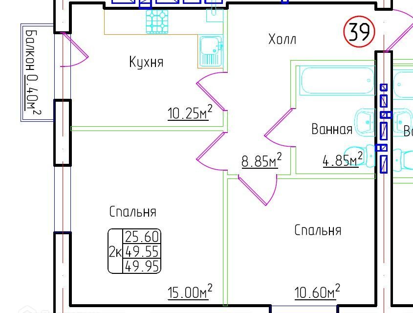 квартира р-н Гурьевский п Малое Исаково Строящееся здание фото 1