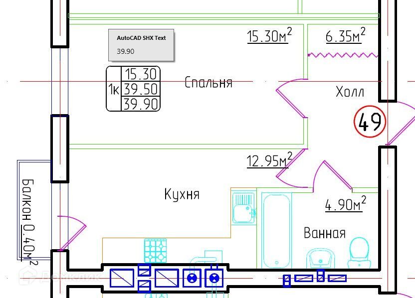 квартира р-н Гурьевский п Малое Исаково Строящееся здание фото 1