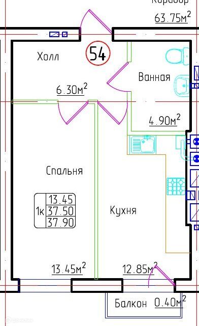 квартира р-н Гурьевский п Малое Исаково Строящееся здание фото 1