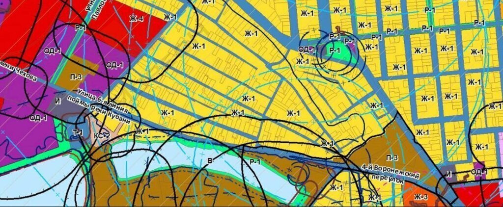 земля г Краснодар р-н Центральный микрорайон Дубинка проезд 5-я Линия Поймы реки Кубань 25 фото 2