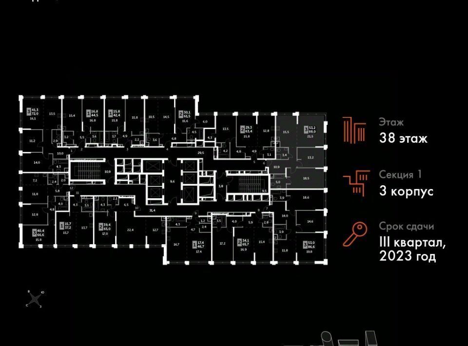 квартира г Москва метро Хорошёво наб Шелепихинская 40к/1 фото 2