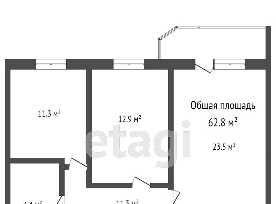 квартира г Улан-Удэ р-н Октябрьский ул Геологическая 23 фото 19