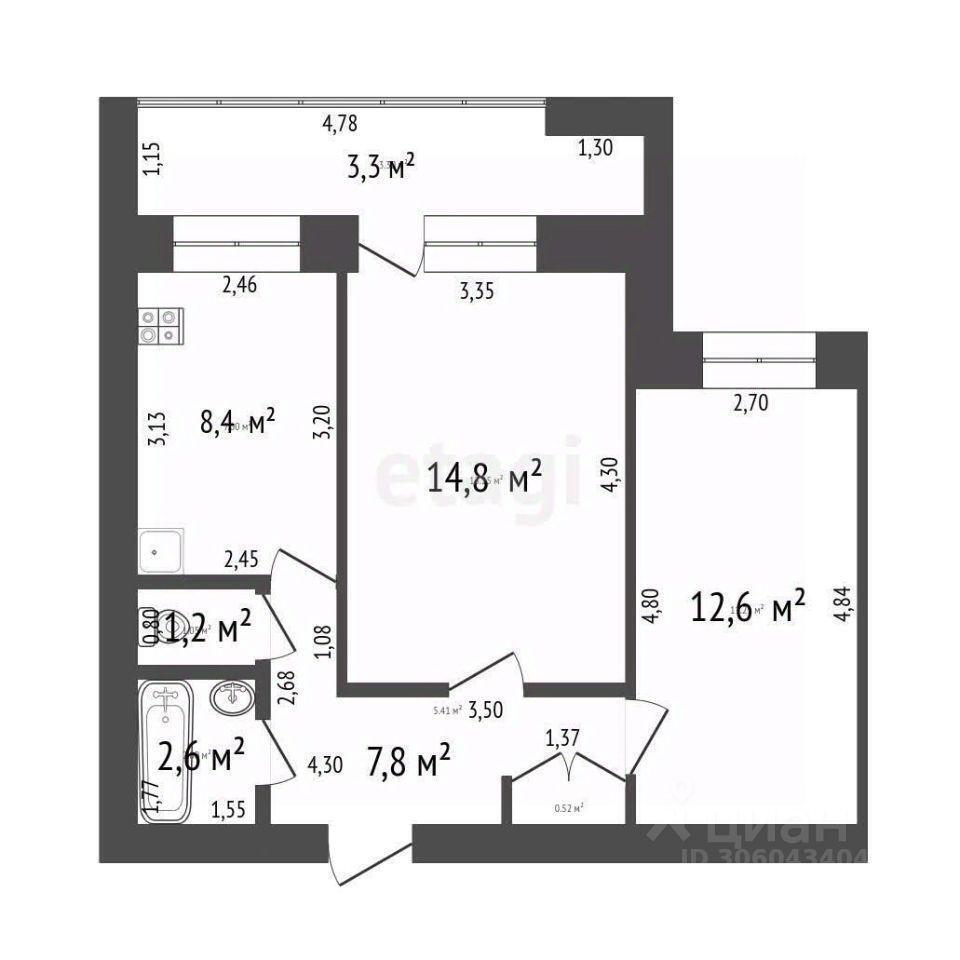 квартира г Стерлитамак ул Артема 63 фото 16