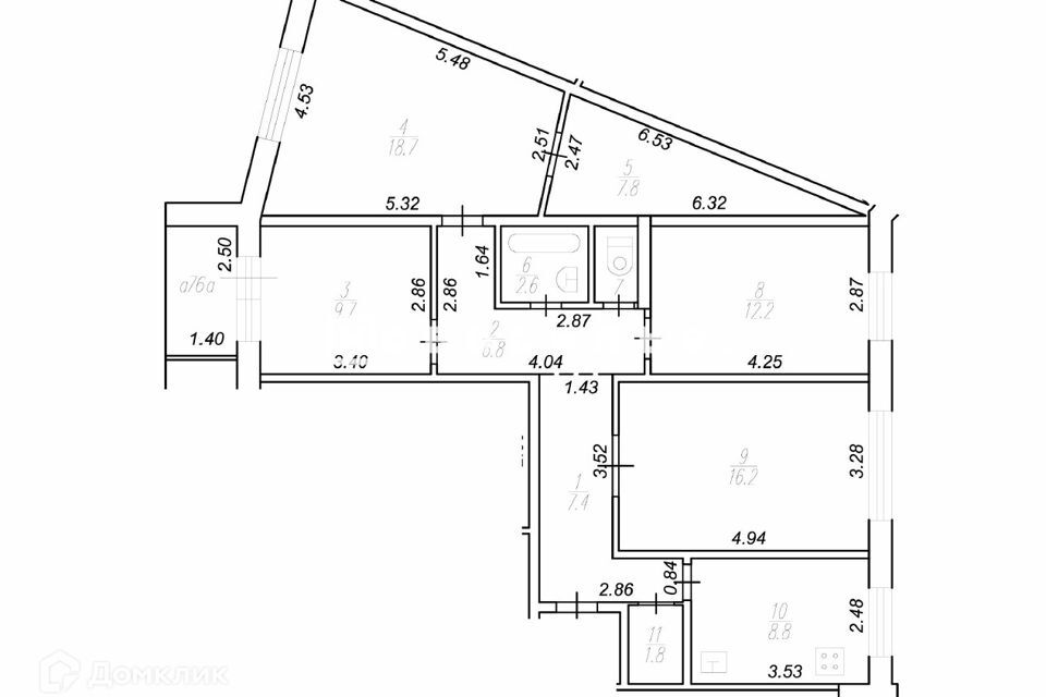 квартира г Рязань р-н Московский ул Бирюзова 30 городской округ Рязань фото 2