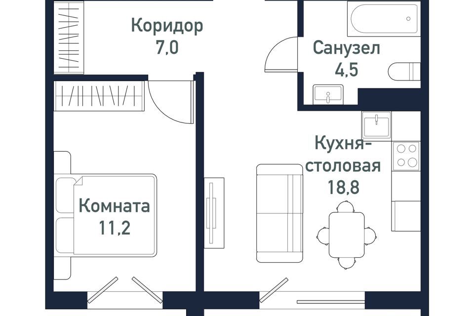 квартира р-н Сосновский п Западный 7-й квартал фото 1