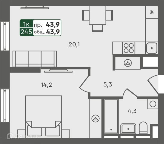 городской округ Курган, микрорайон 6а, 25/4 стр фото