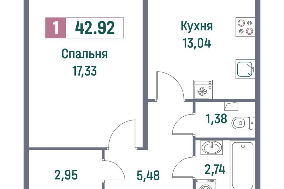 квартира р-н Всеволожский г Мурино Строящийся жилой дом фото 1