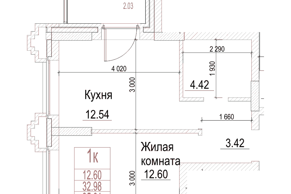 квартира г Новосибирск р-н Железнодорожный ул Фабричная 65/3 городской округ Новосибирск фото 1