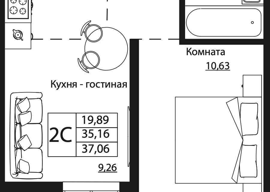 квартира г Ростов-на-Дону р-н Пролетарский городской округ Ростов-на-Дону, Пролетарский фото 1