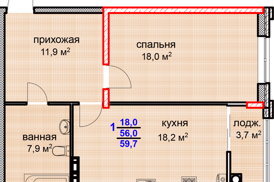 квартира г Ставрополь р-н Промышленный Юго-Западный городской округ Ставрополь, Строящийся жилой дом фото 1