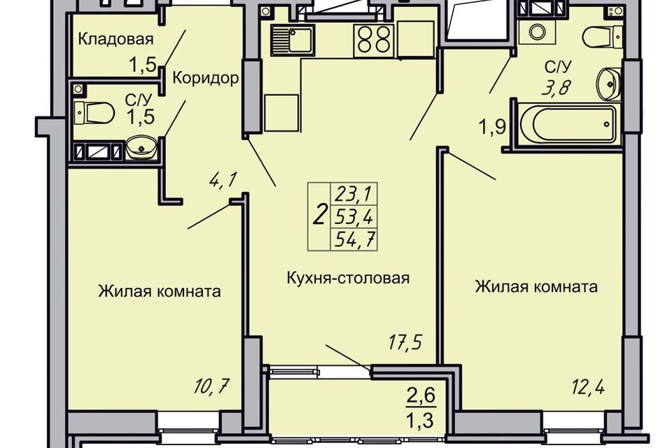 квартира г Волгоград р-н Кировский городской округ Волгоград, Кировский район фото 1