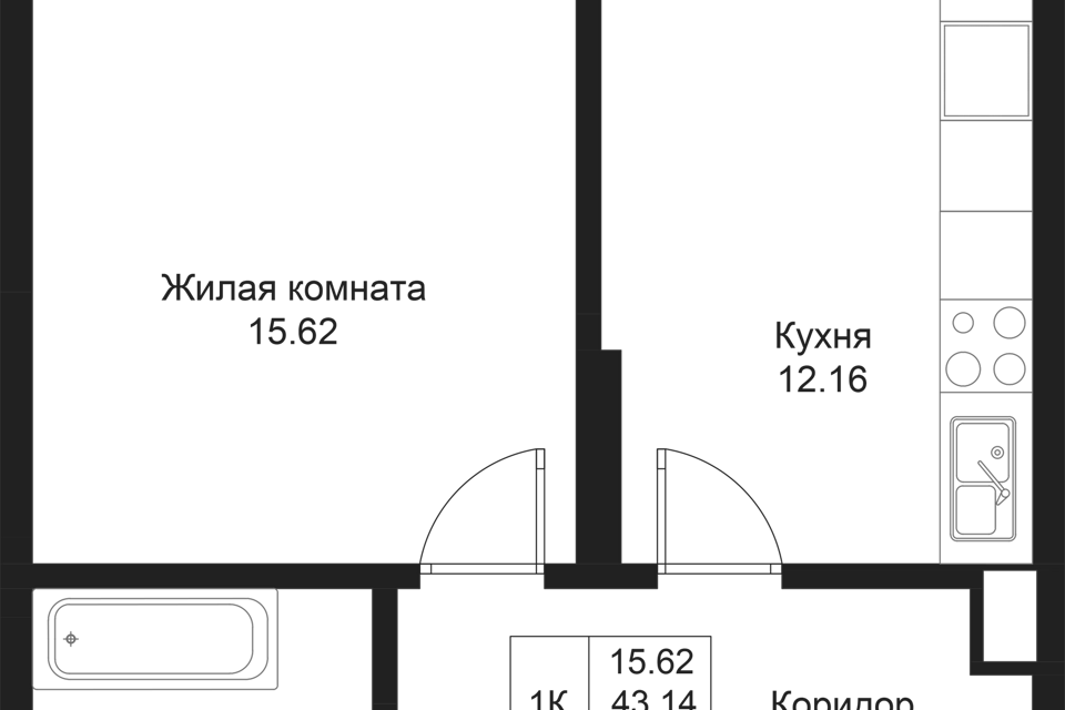 квартира г Казань р-н Вахитовский ул Гаяза Исхаки 2 Республика Татарстан Татарстан, Казань городской округ фото 1