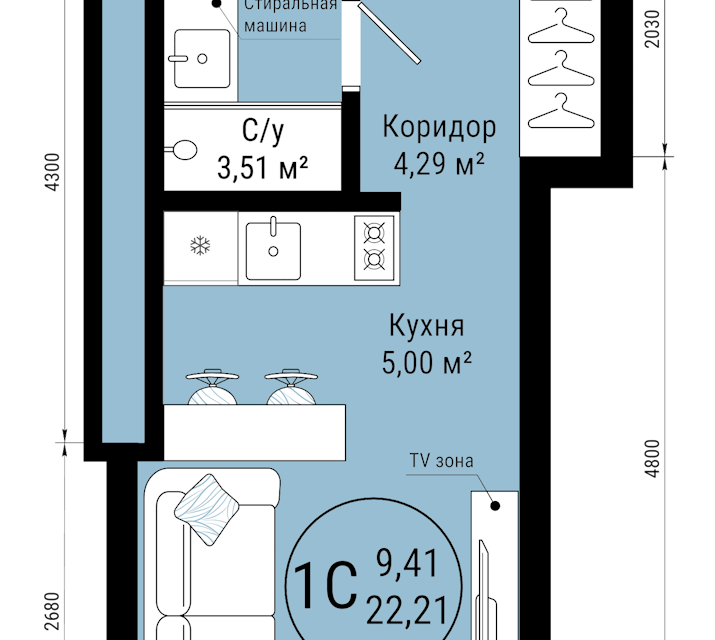 квартира г Уфа р-н Ленинский ул Летчиков 2/10 городской округ Уфа фото 1