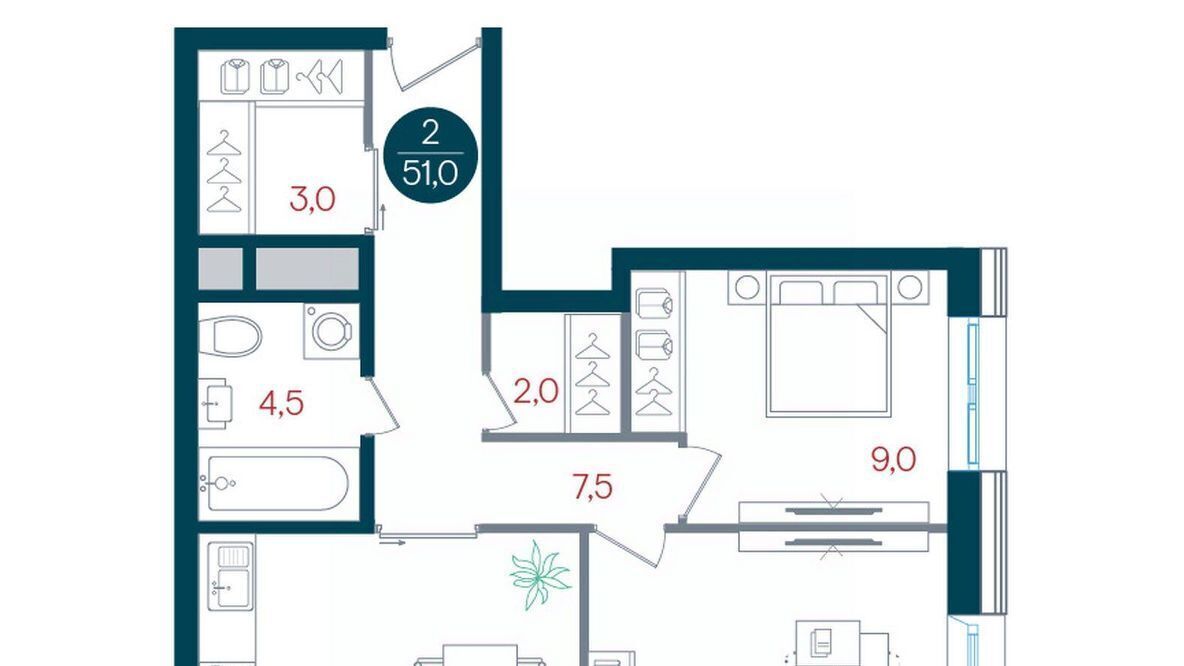 квартира г Москва метро Кантемировская б-р Кавказский 51 фото 1