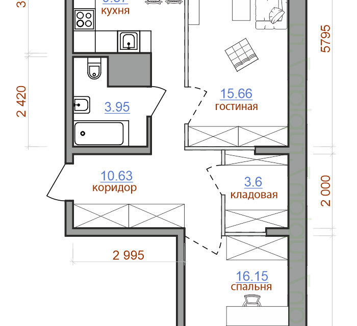 квартира г Иркутск ул Баумана 262/26 Иркутск городской округ фото 1