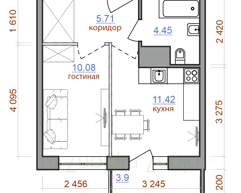 квартира г Иркутск ул Баумана 262/26 Иркутск городской округ фото 1