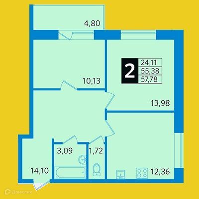 квартира р-н Кировский дом 77 городской округ Хабаровск фото