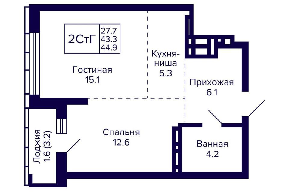 квартира г Новосибирск р-н Дзержинский Дзержинский, городской округ Новосибирск фото 1