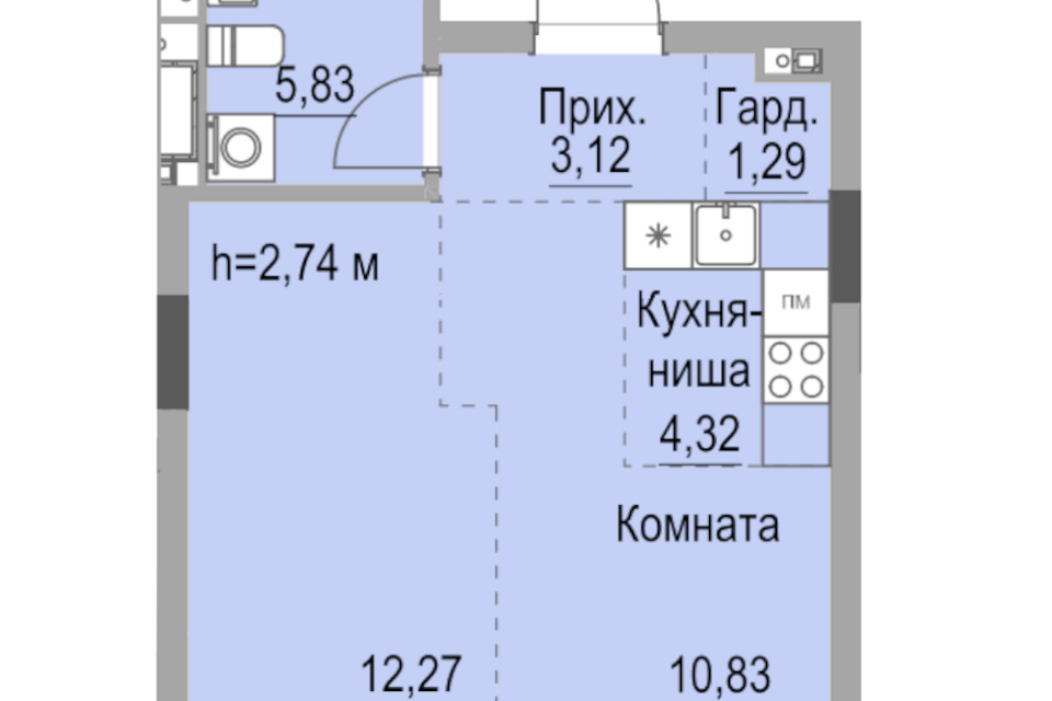 квартира г Ижевск р-н Октябрьский Центральный городской округ Ижевск, Планируемая застройка фото 1