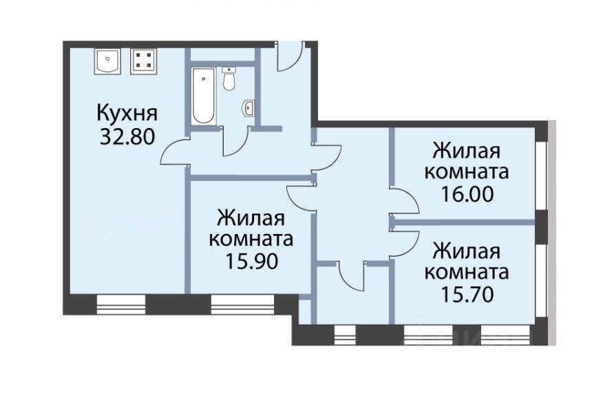 квартира г Москва метро Филевский парк ЗАО пр-д Багратионовский 5а/1 Московская область фото 14