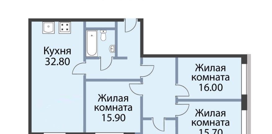 квартира г Москва метро Фили пр-д Багратионовский 5ак/1 фото 14