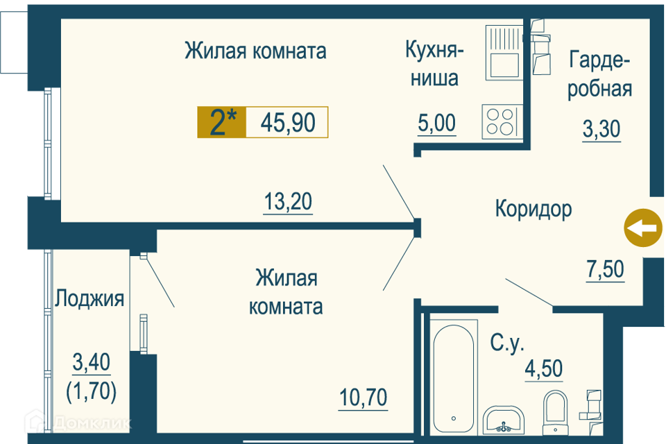 квартира г Екатеринбург р-н Верх-Исетский Екатеринбург городской округ, ВИЗ фото 1