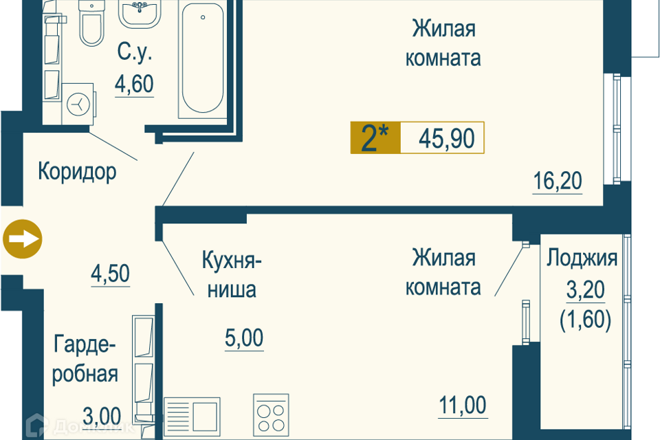 квартира г Екатеринбург р-н Верх-Исетский Екатеринбург городской округ, ВИЗ фото 1